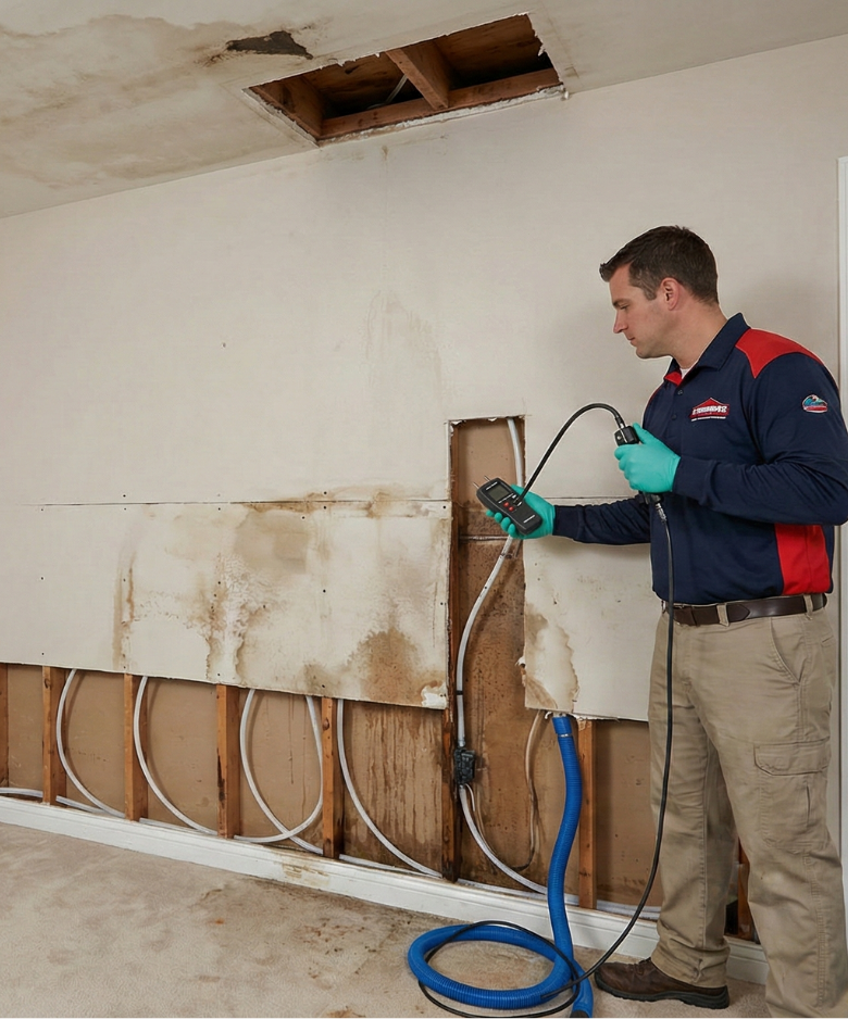 Professional Water Damage Restoration Team